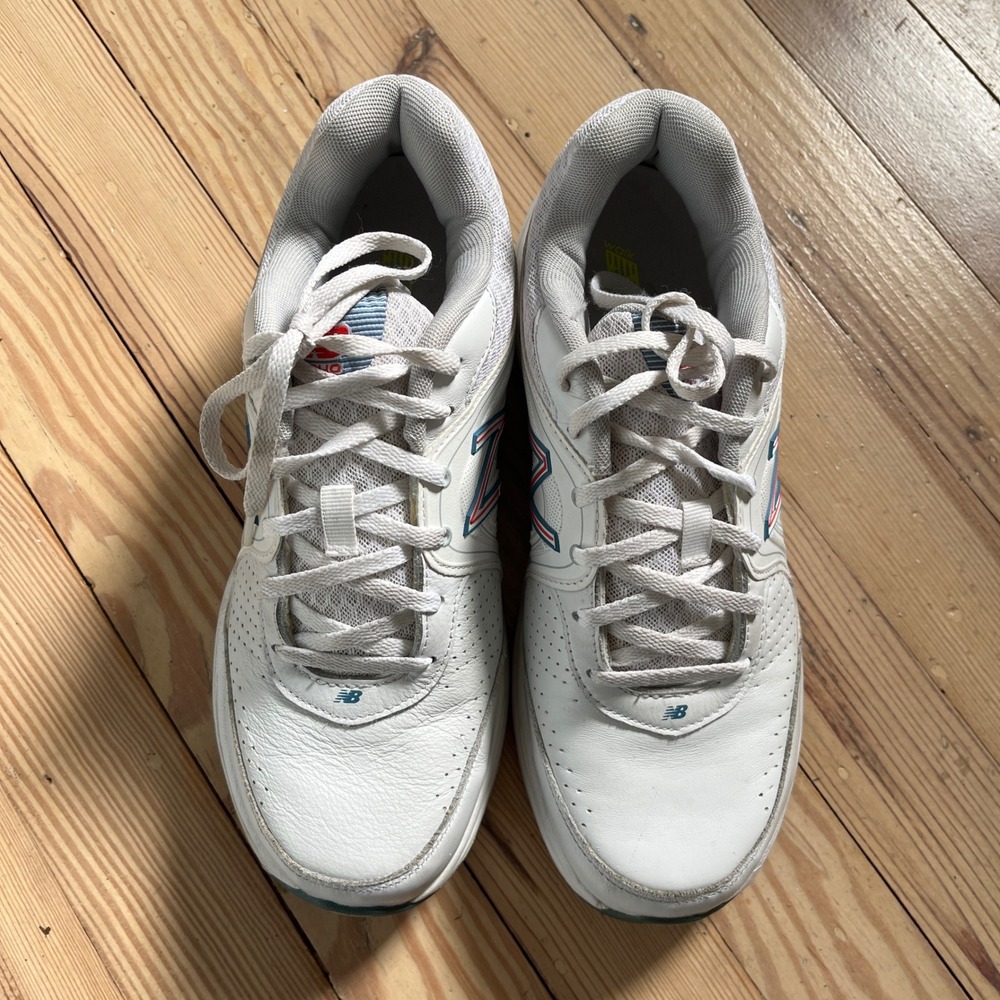 New Balance 840 Walking Shoes Womens 9.5 White Leather ABZORB Sneakers WW840 - Picture 5 of 9